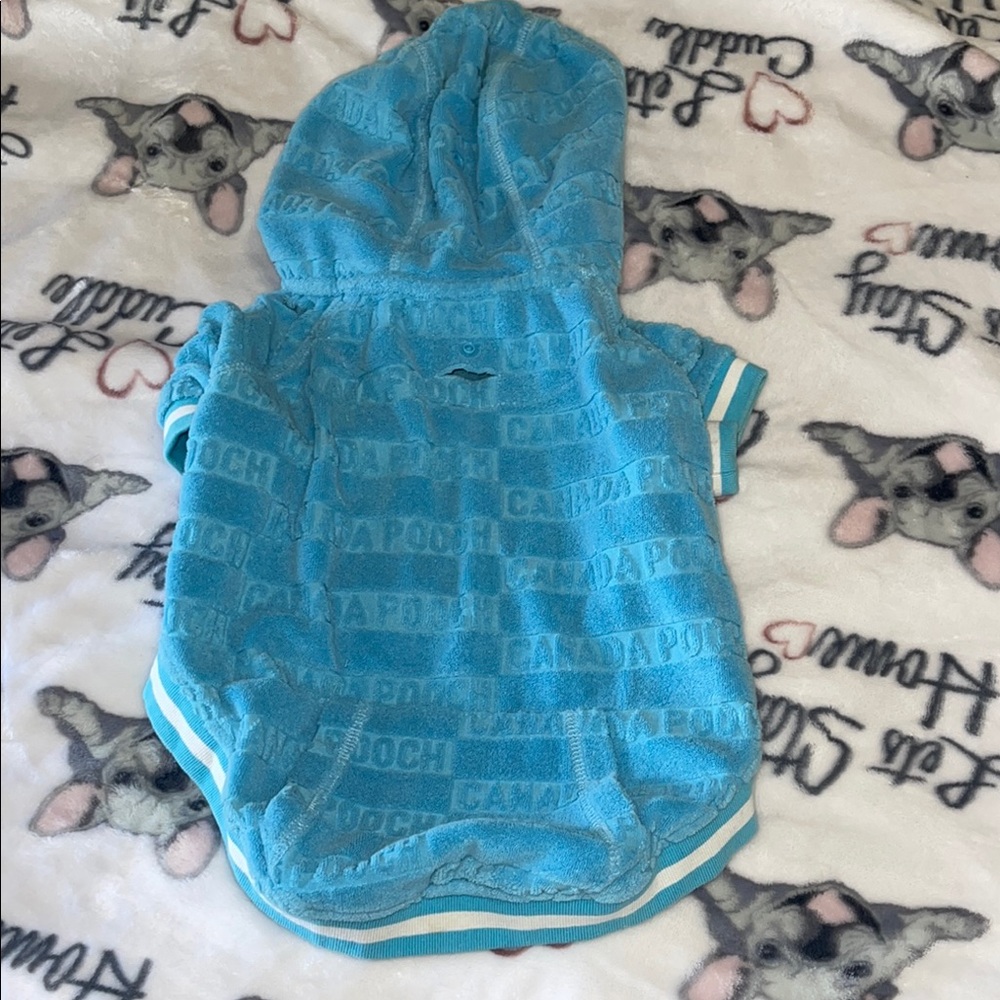 Blue Dog Hoodie